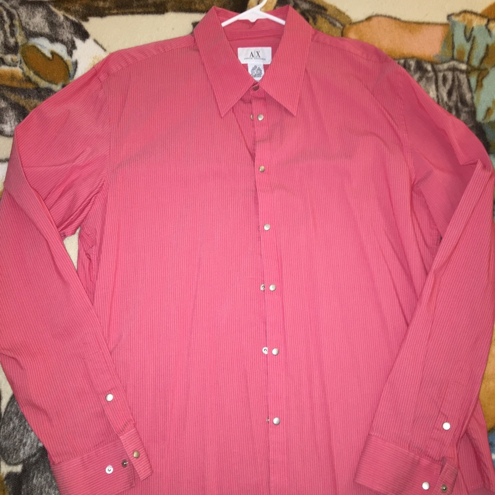 Vintage Armani Exchange snap button up